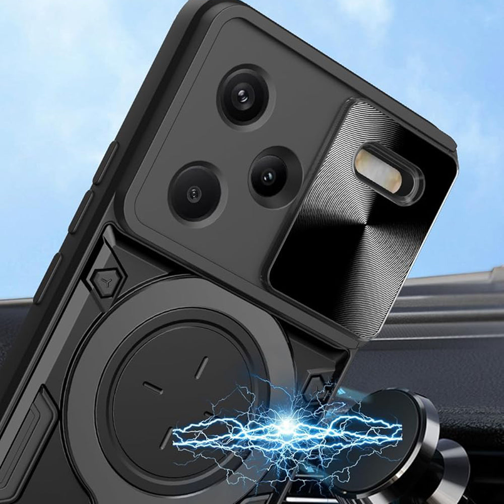Capa para Xiaomi Redmi Note 13 Pro+, Techsuit, CamGuard Pro, Preta
