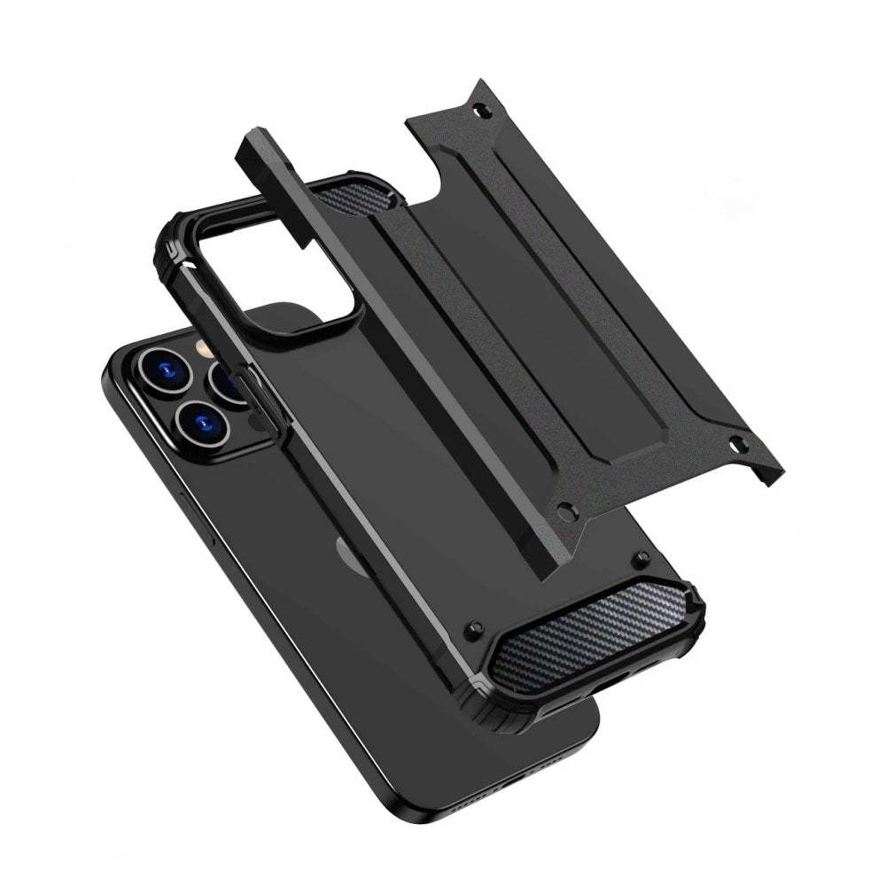 Capa para Xiaomi Redmi Note 14 4G (Regional), Techsuit, Hybrid Armor, Preta
