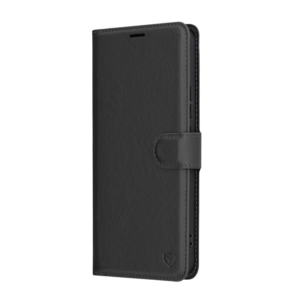 Capa para Xiaomi Redmi Note 14 4G (Regional), Techsuit, Leather Folio, Preta