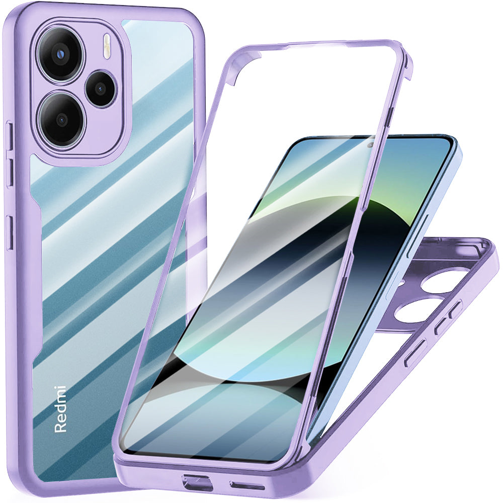 Capa para Xiaomi Redmi Note 14 4G (Standard), Techsuit, ColorVerse 360, Roxo