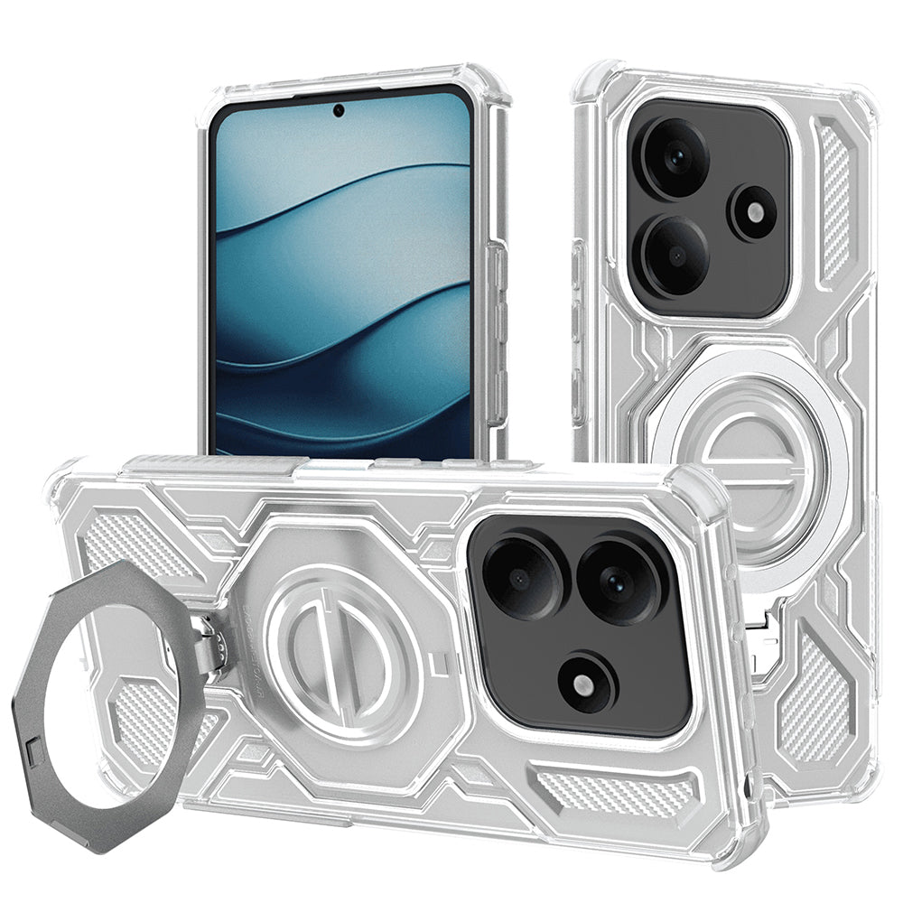 Capa para Xiaomi Redmi Note 14 5G, Techsuit, Carbon Shield Pro, Branca