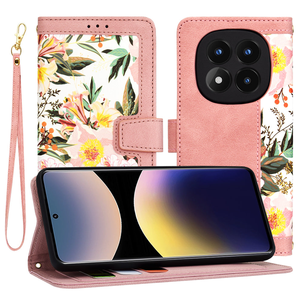 Capa para Xiaomi Redmi Note 14 Pro 4G, Techsuit, FlipCraft, Rosa