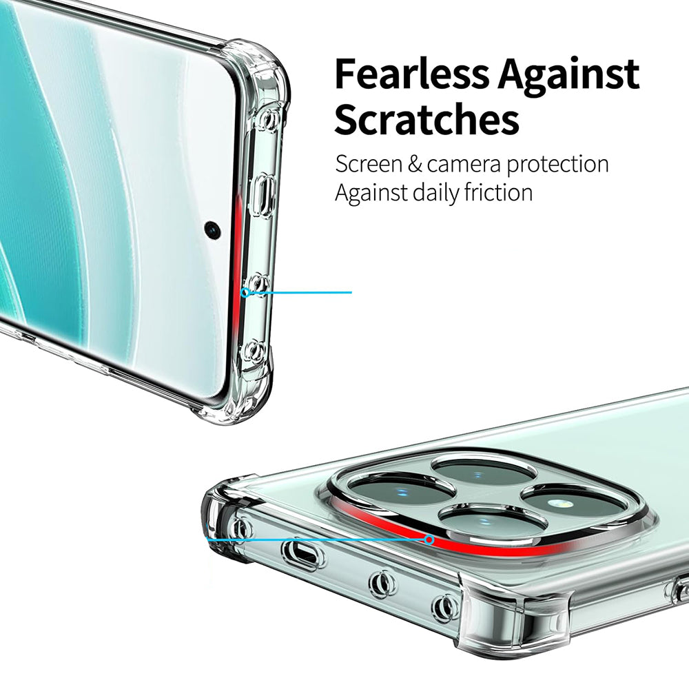 Capa para Xiaomi Redmi Note 14 Pro 4G, Techsuit, Shockproof Clear, Transparente