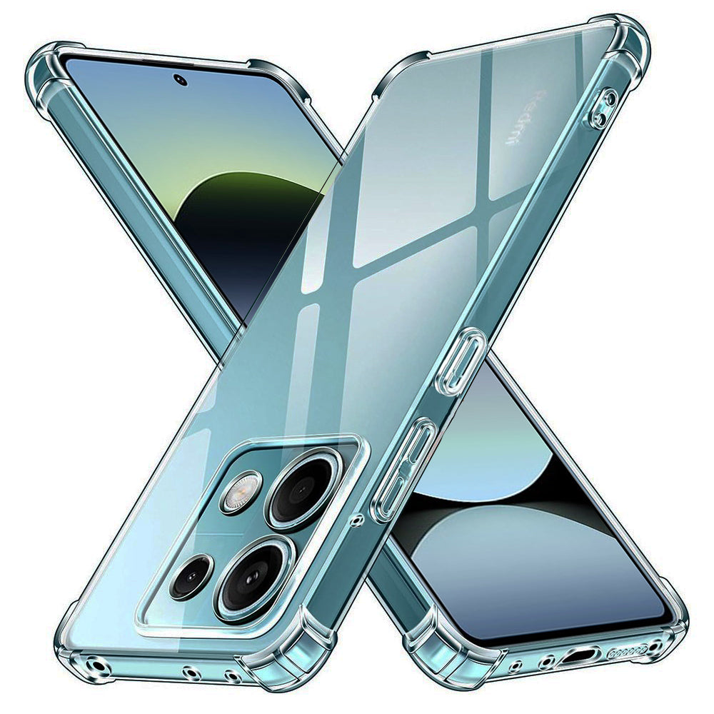 Capa para Xiaomi Redmi Note 14S, Techsuit, Shockproof Clear, Transparente