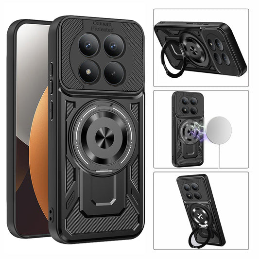 Capa para Xiaomi Redmi Note 15 Pro 4G, Techsuit, RuggedCam, Roxo