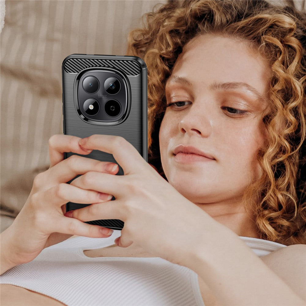 Capa para Xiaomi Redmi Note 15 Pro 5G, Techsuit, Carbono, Preta