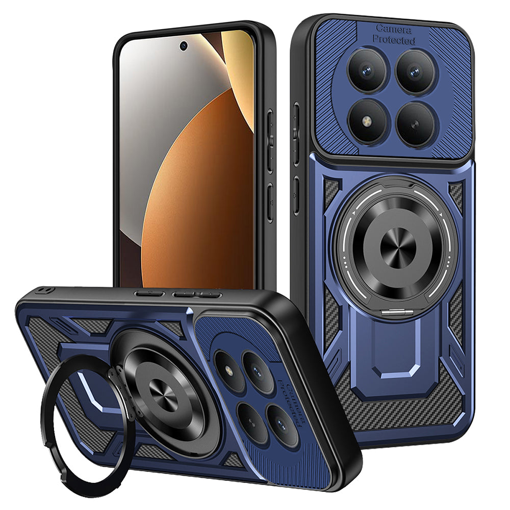 Capa para Xiaomi Redmi Note 15 Pro 5G, Techsuit, RuggedCam, Azul
