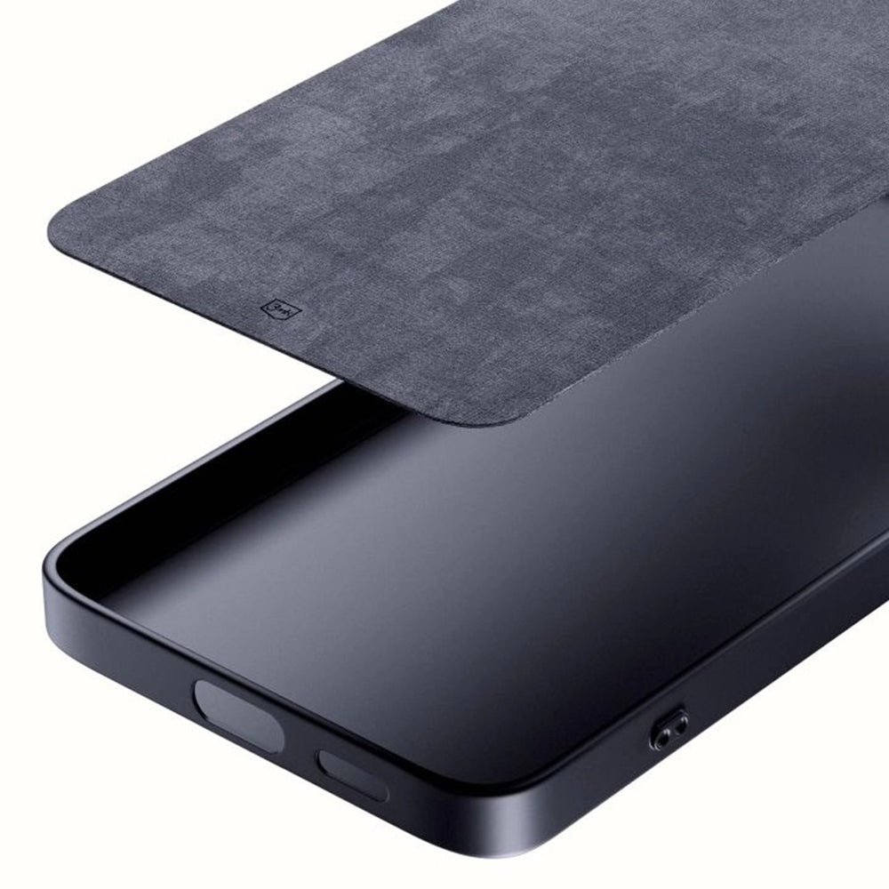 Capa para Xiaomi Redmi Note 15 Pro+ 5G, 3MK, Pro, Preta Fosca