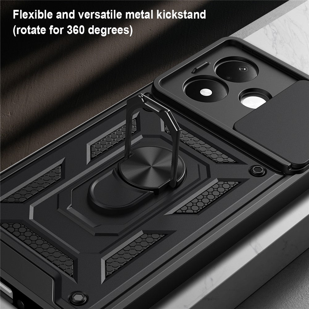 Capa para Xiaomi Redmi Note 17 Pro, Techsuit, CamShield, Preta