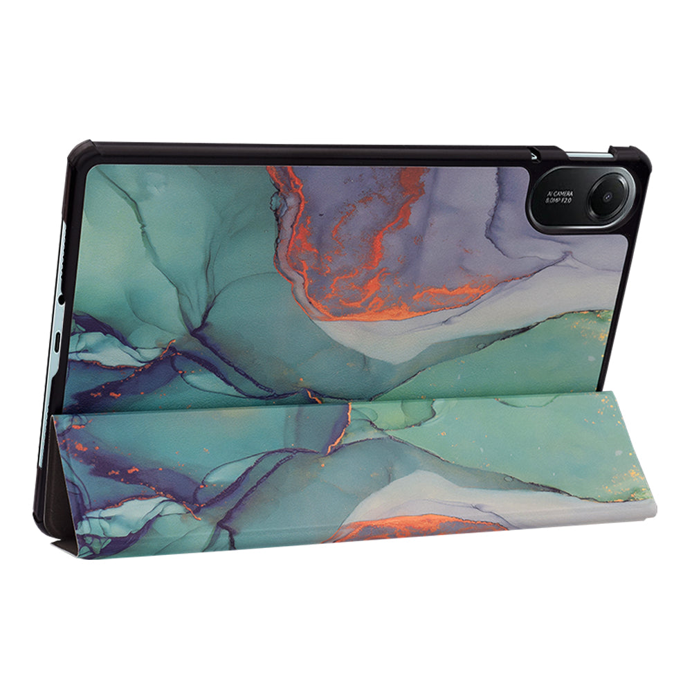 Capa para Xiaomi Redmi Pad 2, Techsuit, FoldPro Green Time, Multicolor