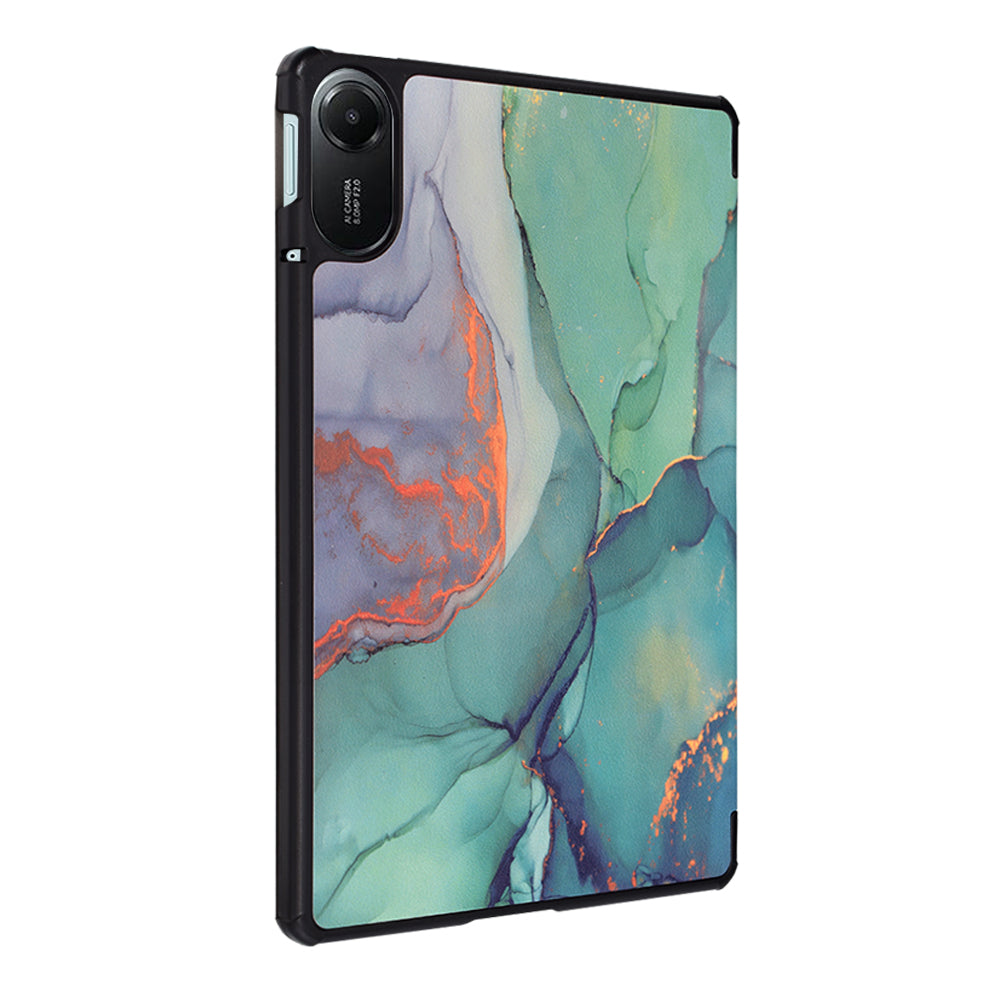 Capa para Xiaomi Redmi Pad 2, Techsuit, FoldPro Green Time, Multicolor
