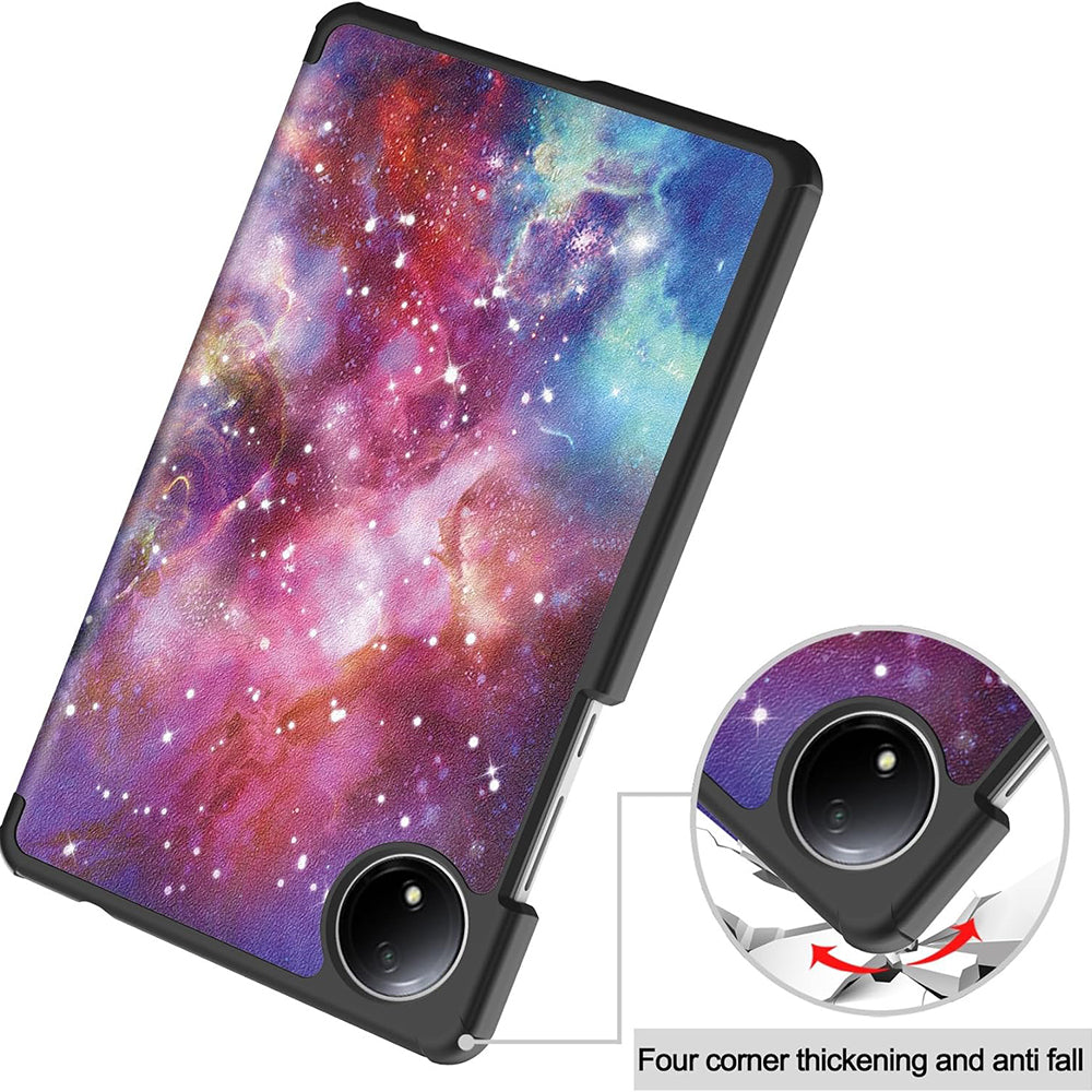 Capa para Xiaomi Redmi Pad SE 8.7, Techsuit, FoldPro Galaxy, Multicolor