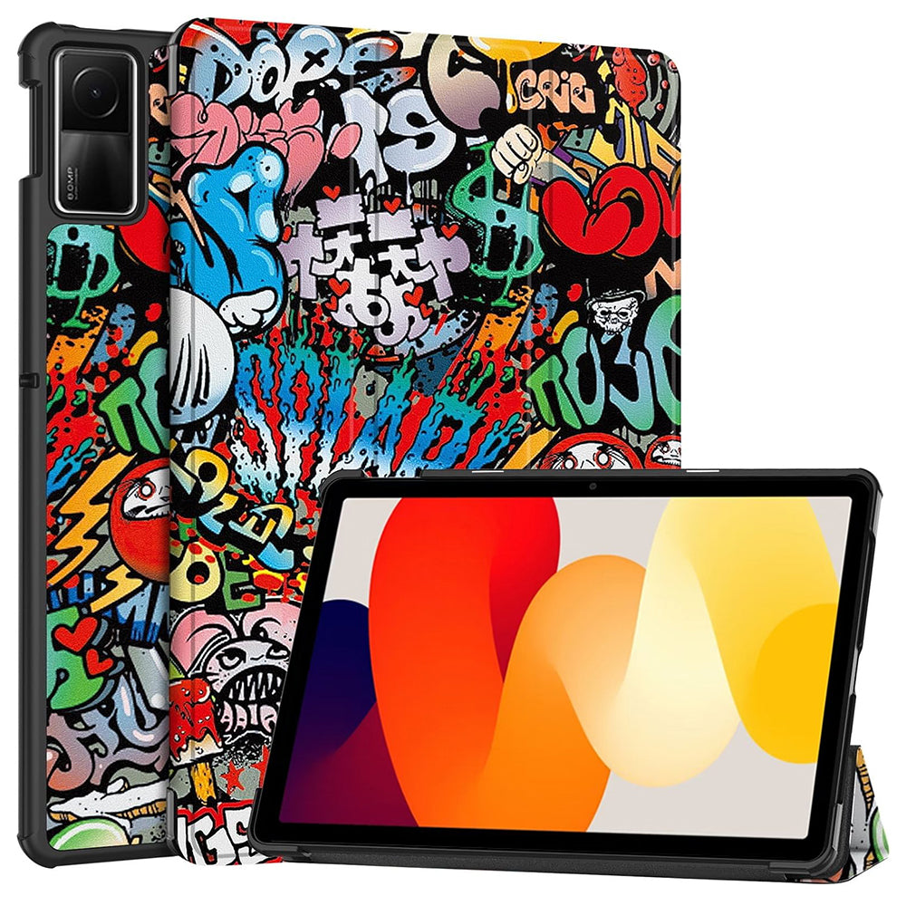 Capa para Xiaomi Redmi Pad SE, Techsuit, FoldPro Urban Vibe, Multicolor