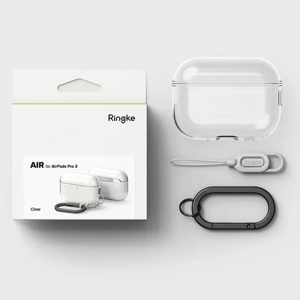 Capa Ringke Air para Apple AirPods Pro 3, Transparente