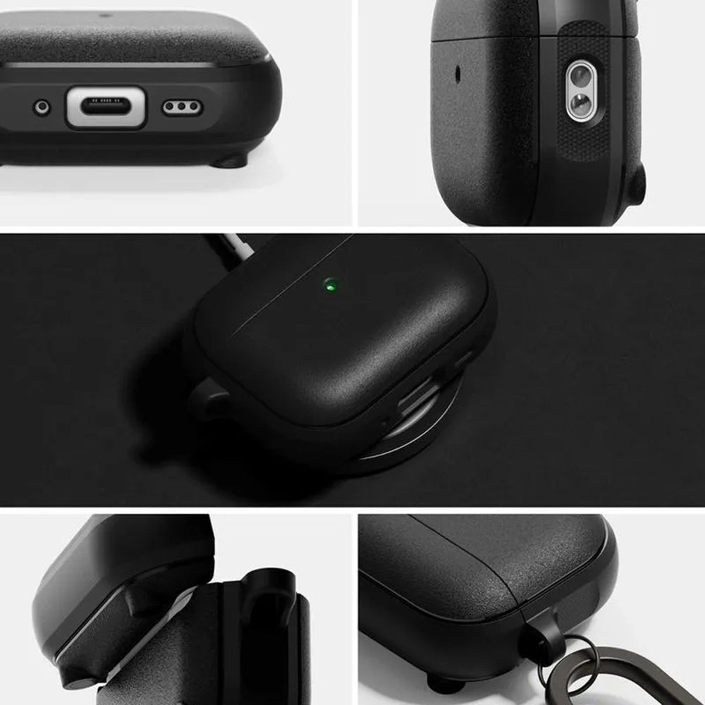 Capa Ringke Onyx Magnética para Apple AirPods Pro 3, Preta