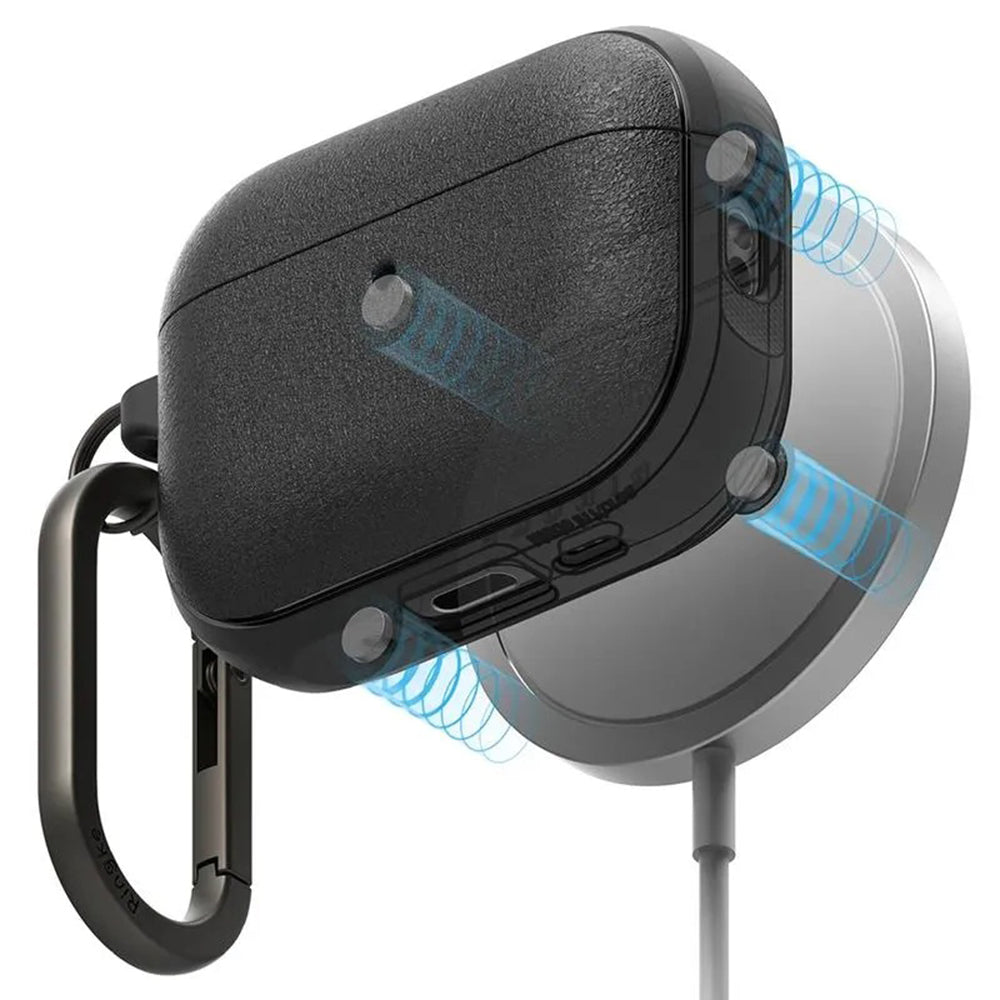 Capa Ringke Onyx Magnética para Apple AirPods Pro 3, Preta