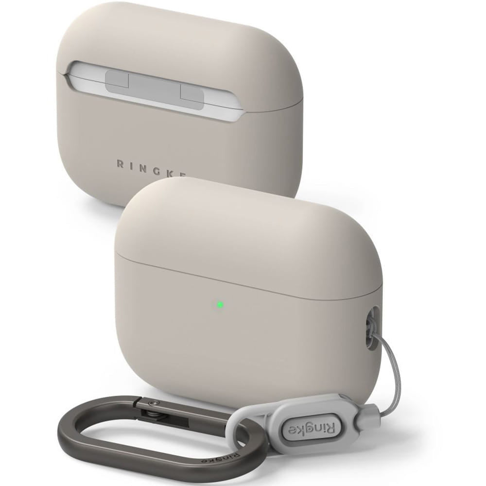 Capa Ringke para Apple AirPods Pro 3, Creme