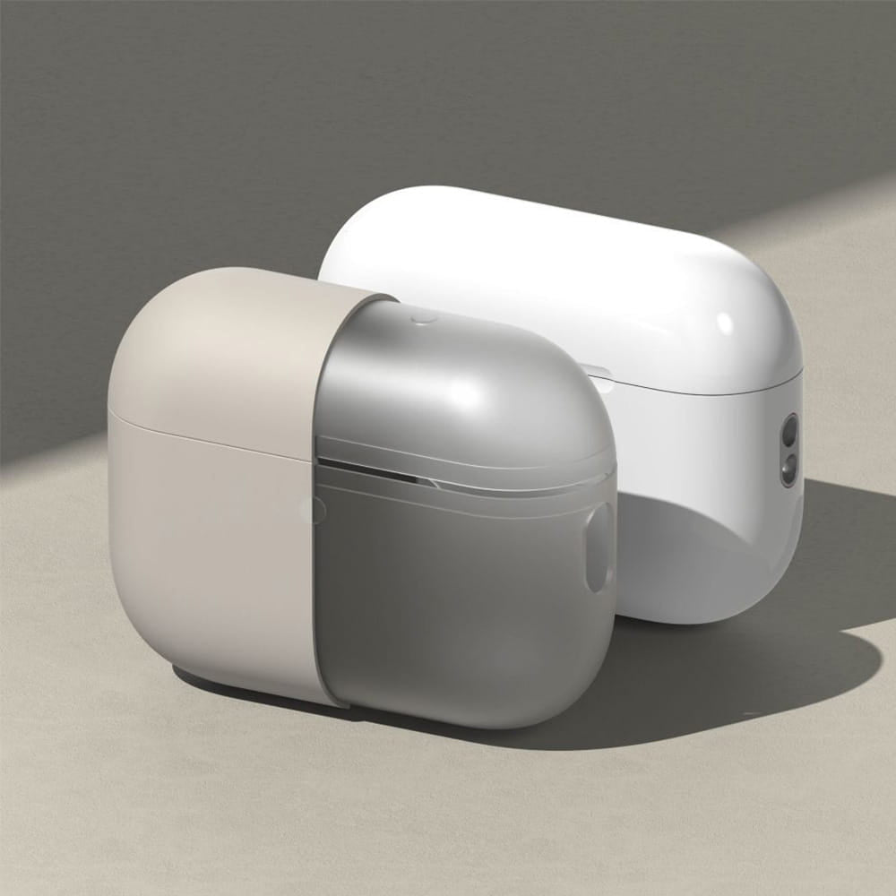Capa Ringke para Apple AirPods Pro 3, Creme