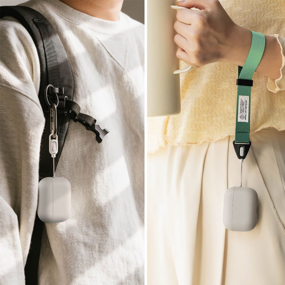 Capa Ringke para Apple AirPods Pro 3, Creme