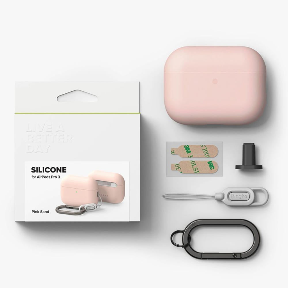 Capa Ringke para Apple AirPods Pro 3, Rosa