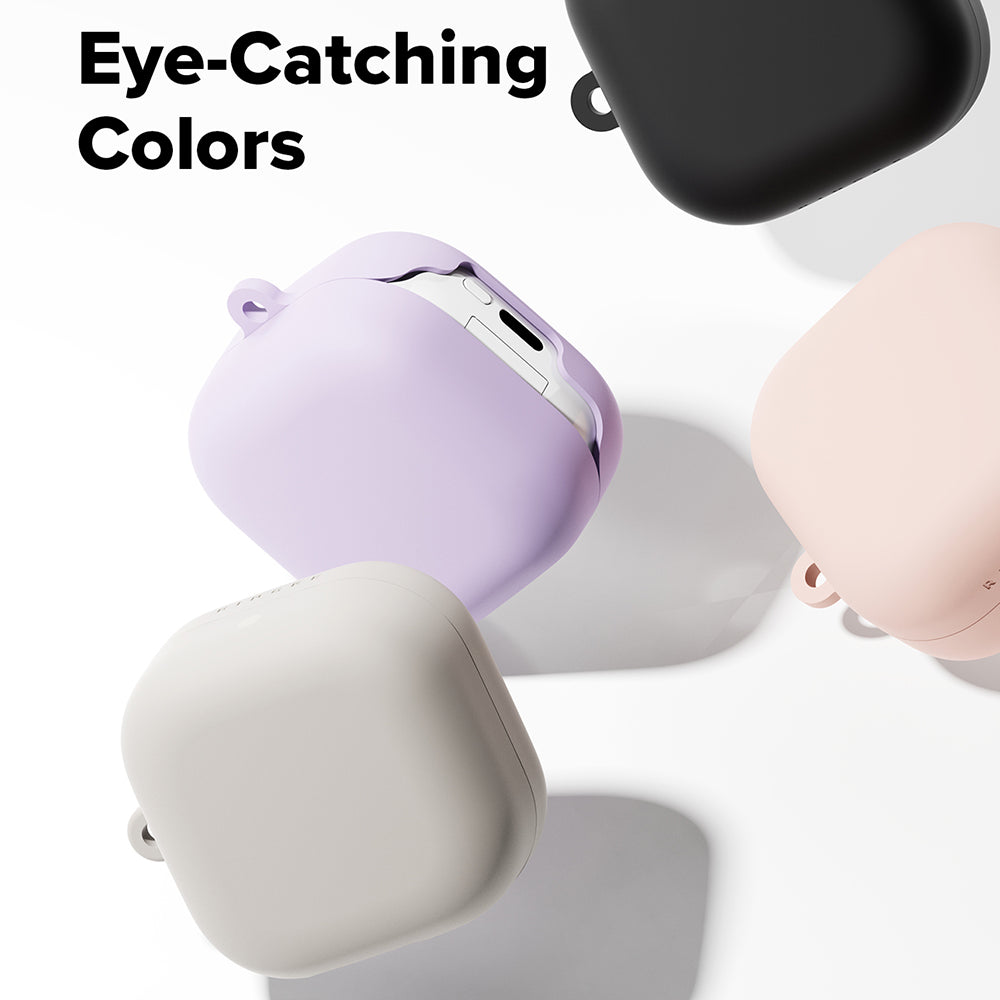 Capa Ringke para Samsung Galaxy Buds4 / Buds4 Pro, Creme