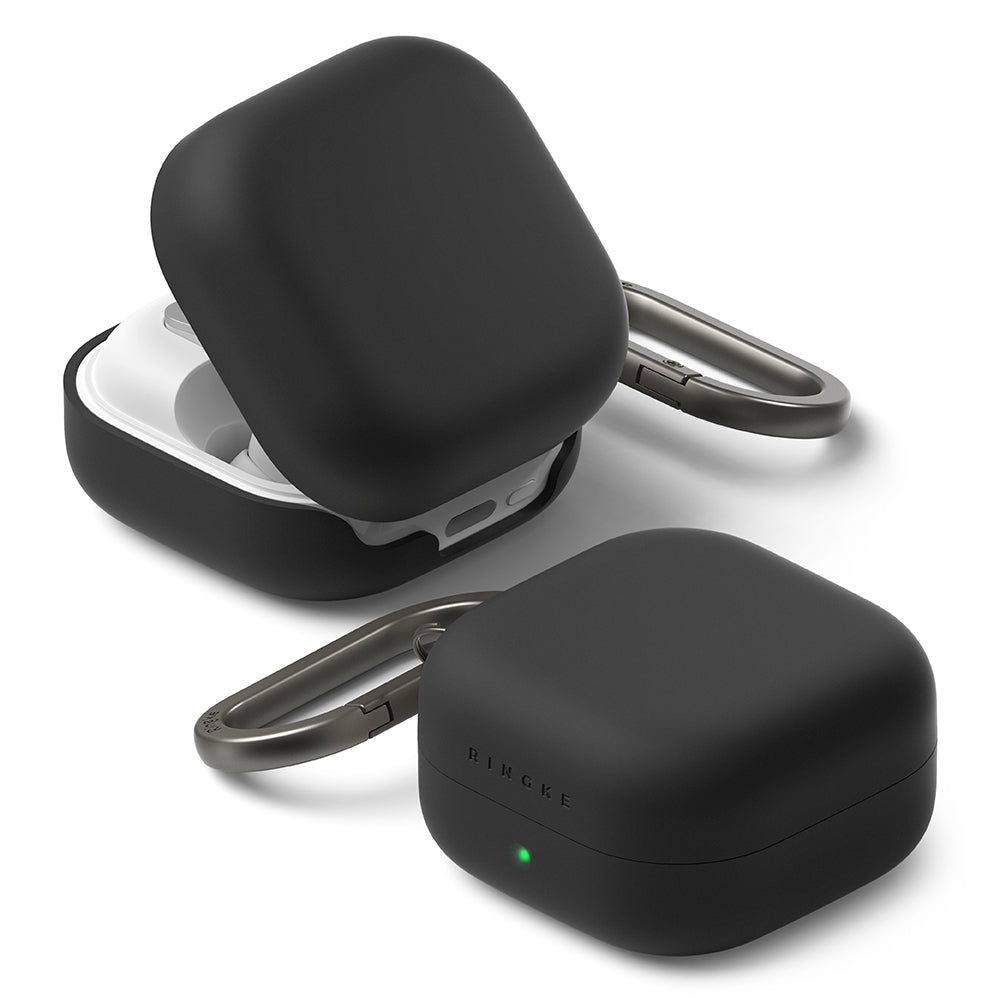 Capa Ringke para Samsung Galaxy Buds4 / Buds4 Pro, Preta