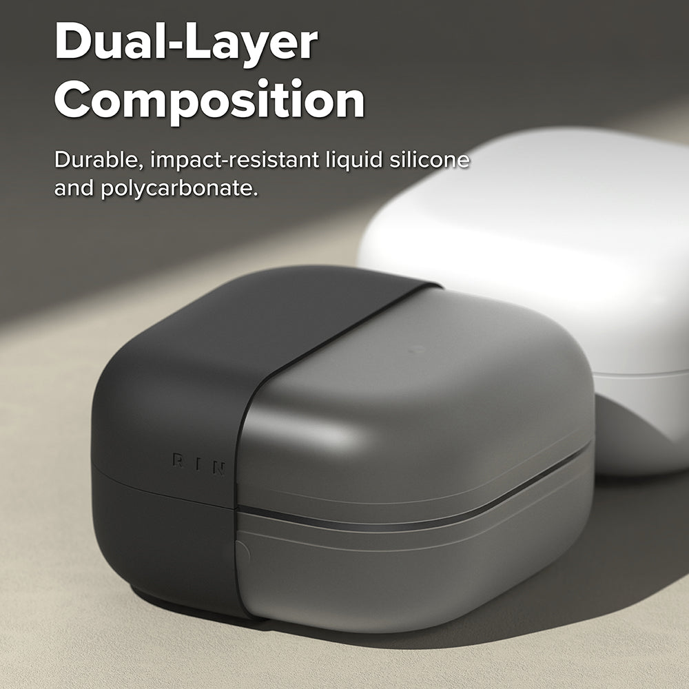 Capa Ringke para Samsung Galaxy Buds4 / Buds4 Pro, Preta