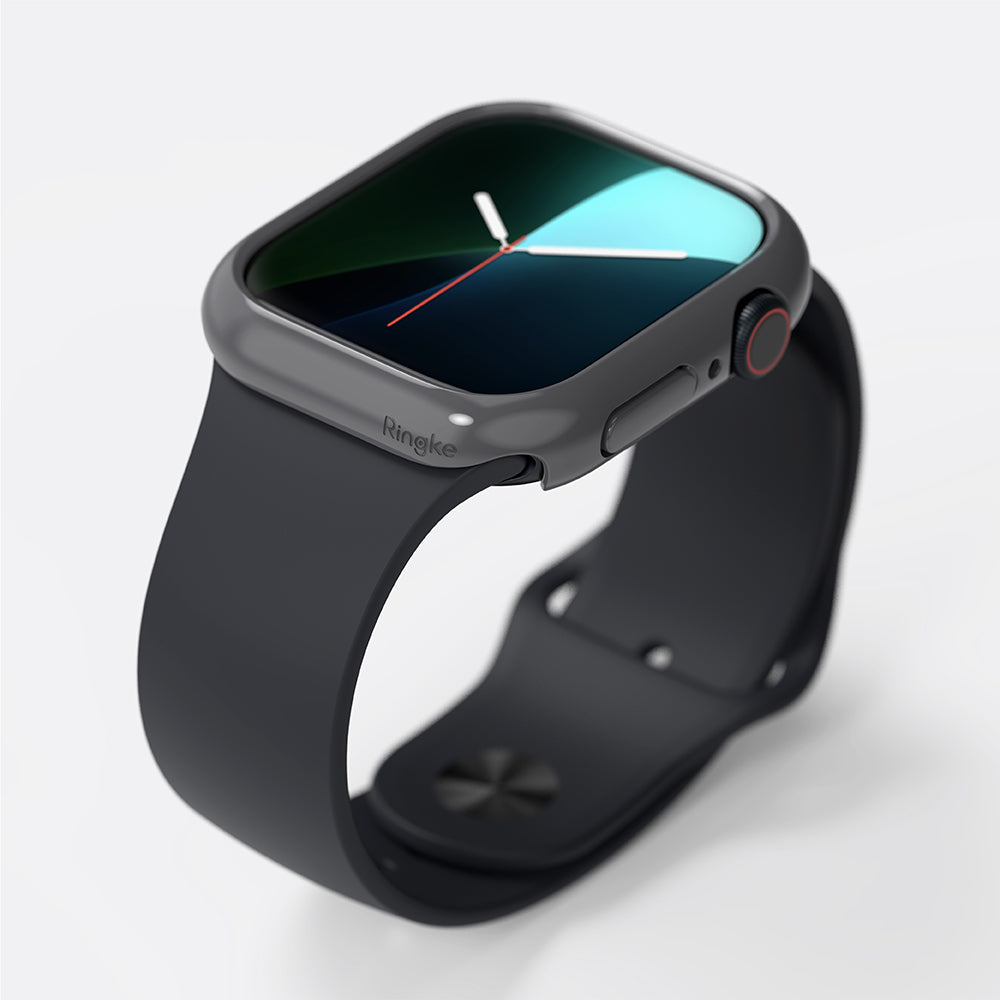 Capa Ringke Slim para Apple Watch Series 10 / 11 46mm, Conjunto de 2 peças, Preto Fosco / Transparente