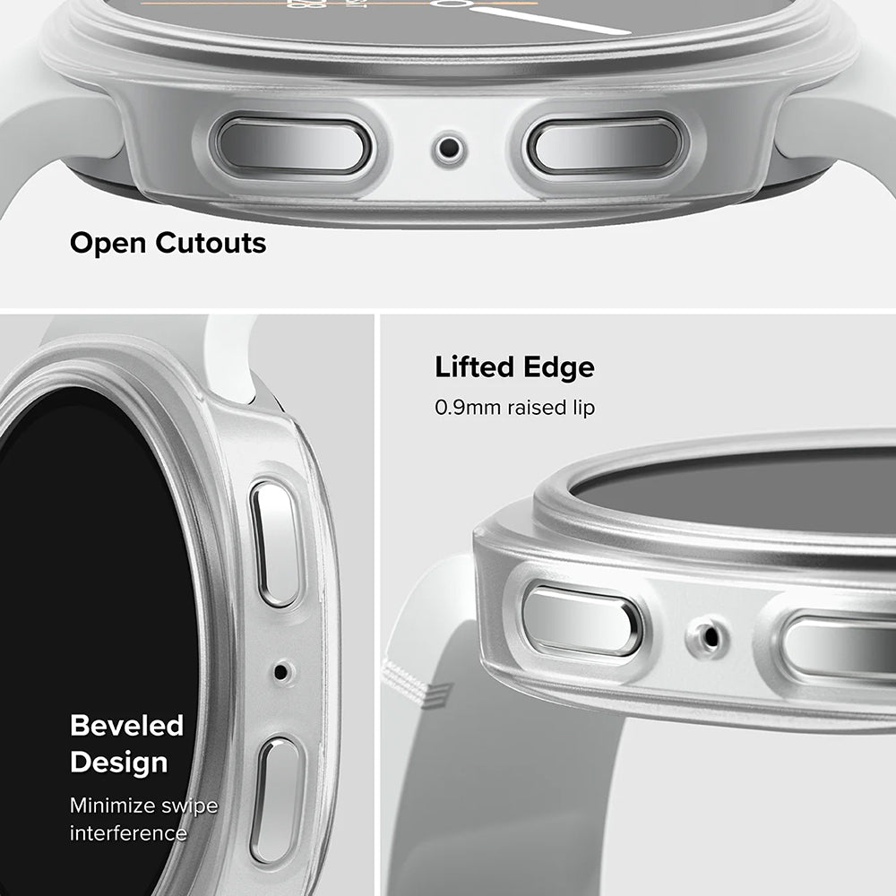 Capa Ringke Slim para Samsung Galaxy Watch8 40mm, Conjunto de 2 peças, Transparente