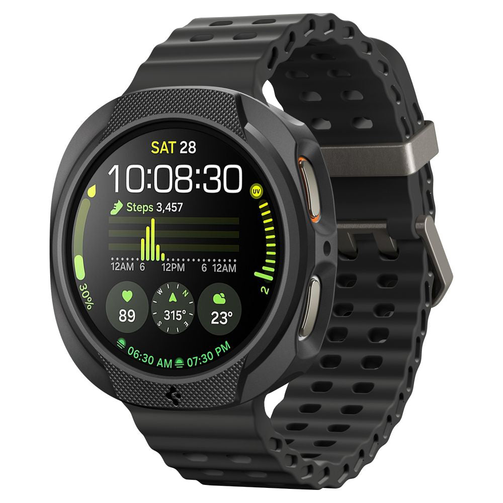 Capa Spigen Liquid Air para Samsung Galaxy Watch8 40mm, Preta Mate ACS09840
