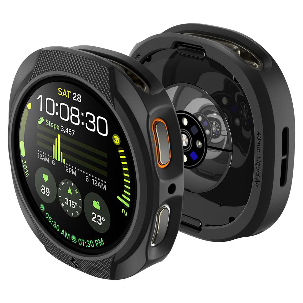 Capa Spigen Liquid Air para Samsung Galaxy Watch8 40mm, Preta Mate ACS09840
