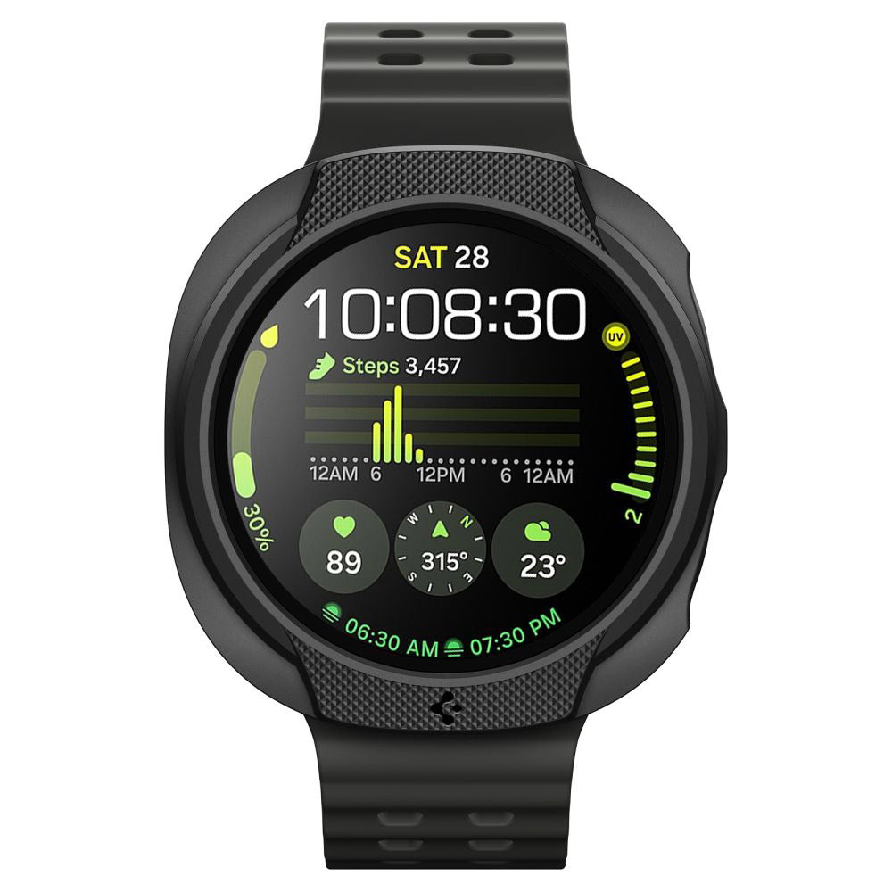 Capa Spigen Liquid Air para Samsung Galaxy Watch8 44mm, Preto Fosco ACS09839