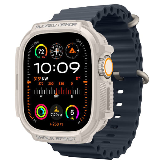 Capa Spigen Rugged Armor para Apple Watch Ultra Series, Bege ACS07381