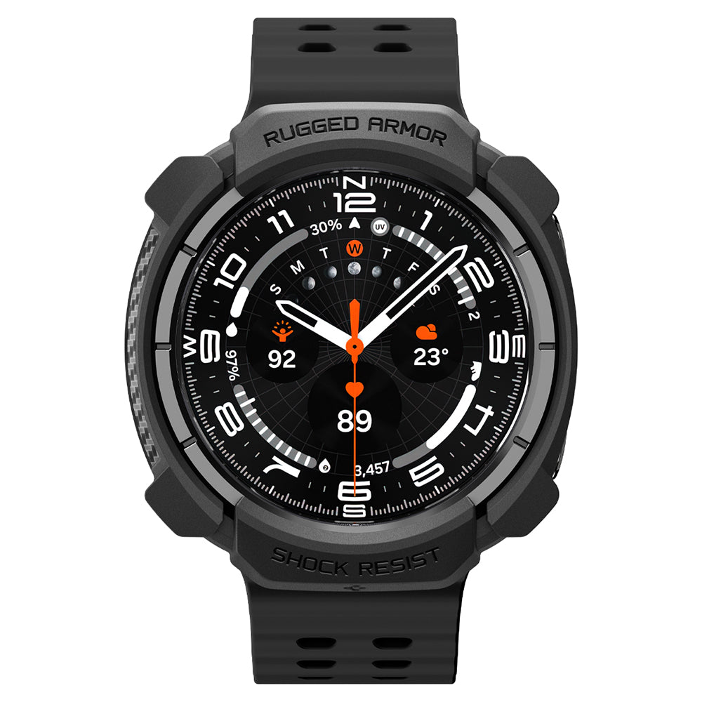 Capa Spigen Rugged Armor para Samsung Galaxy Watch Ultra2, Preto Fosco ACS11611
