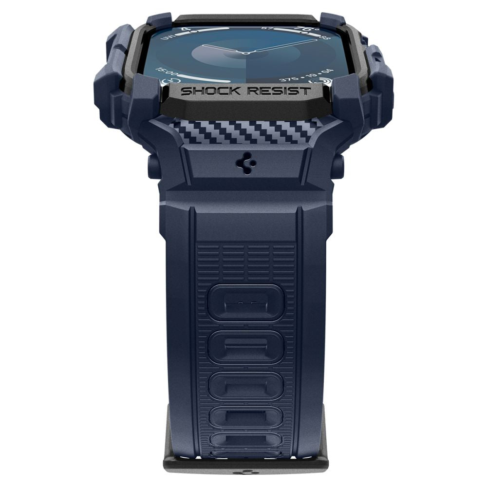 Capa Spigen Rugged Armor Pro para Apple Watch Series 10 / 11 46mm, Azul Marinho