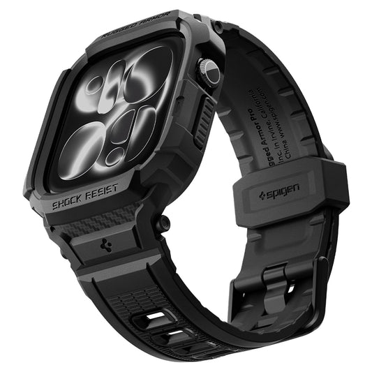 Capa Spigen Rugged Armor Pro para Apple Watch Series 12 46mm, Preto Fosco ACS11894
