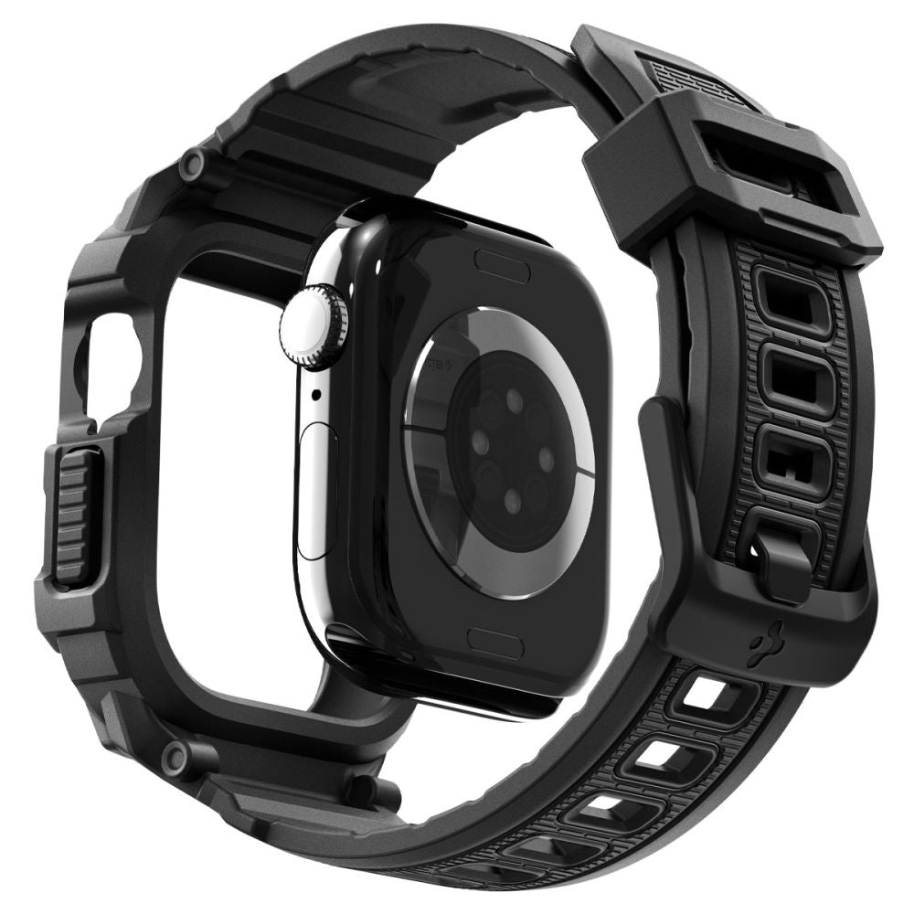 Capa Spigen Rugged Armor Pro V2 para Apple Watch Series 10 / 11 42mm, Preta Mate ACS10494