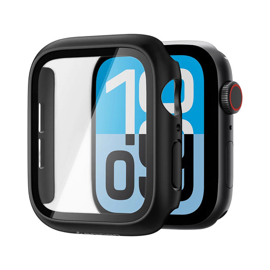 Capa Spigen Thin Fit 360 para Apple Watch Series 44mm, Preta ACS11592