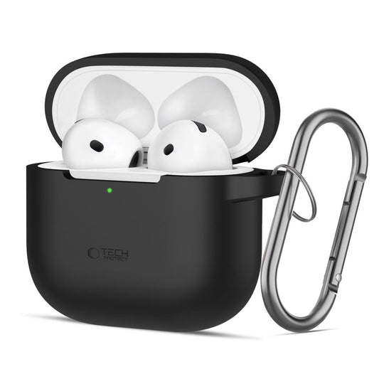 Capa Tech-Protect Silicone Hook para Apple AirPods 4, Preta