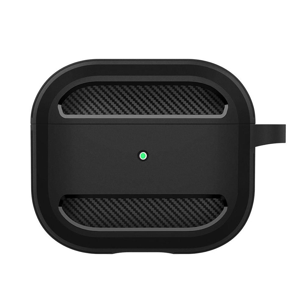 Capa Techsuit Carbon para Apple AirPods 3, Cinzento