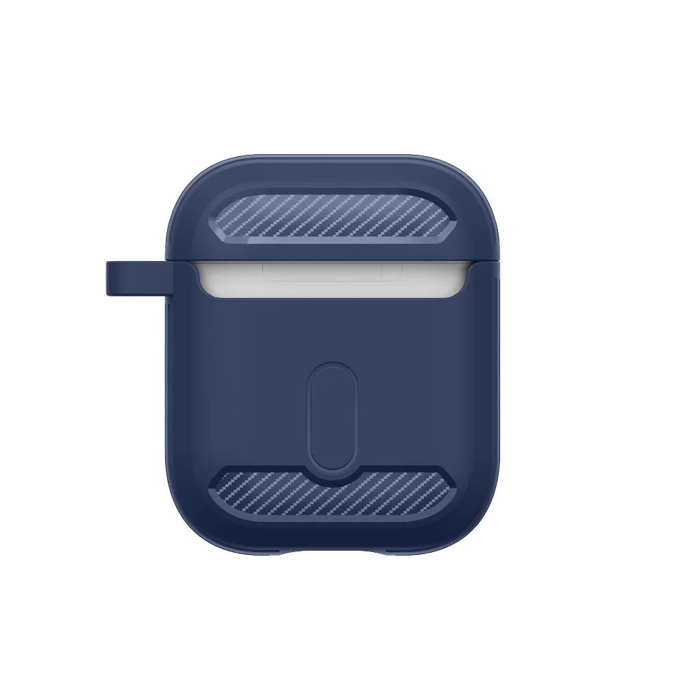 Capa Techsuit Carbon para Apple AirPods Gen 2 / Gen 1, Cinzento