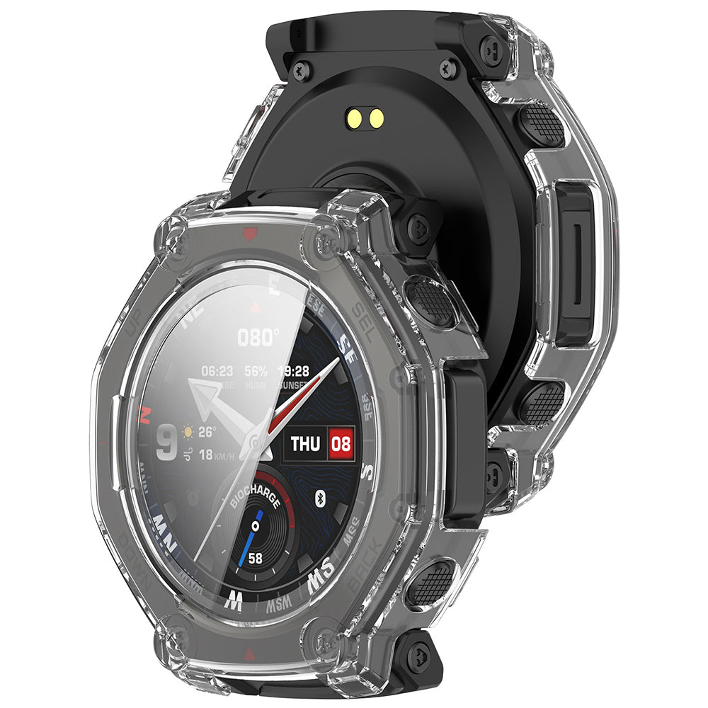 Capa Techsuit Defense360 Pro para Amazfit T-Rex 3 Pro 48mm, Transparente