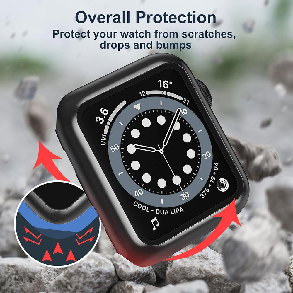 Capa Techsuit Defense360 Pro para Apple Watch 38mm Series, Preta