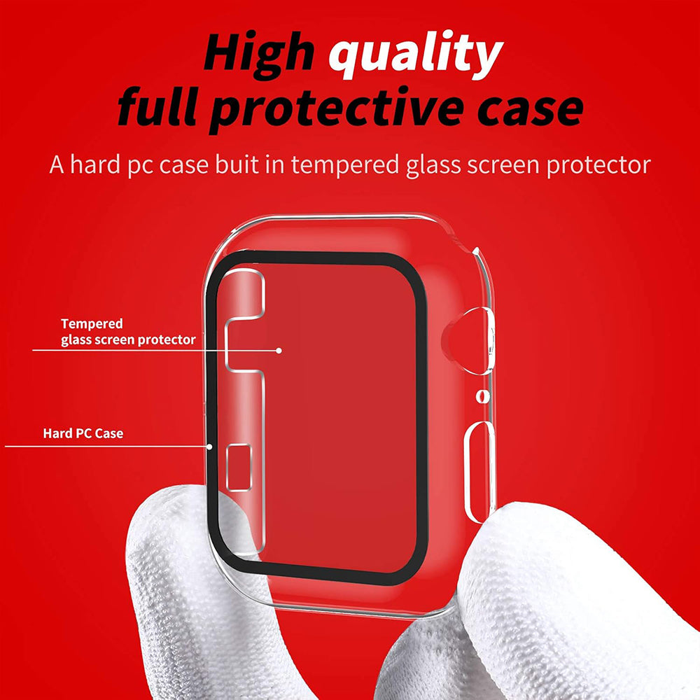 Techsuit Defense360 Pro Case for Apple Watch 42mm Series, Transparent