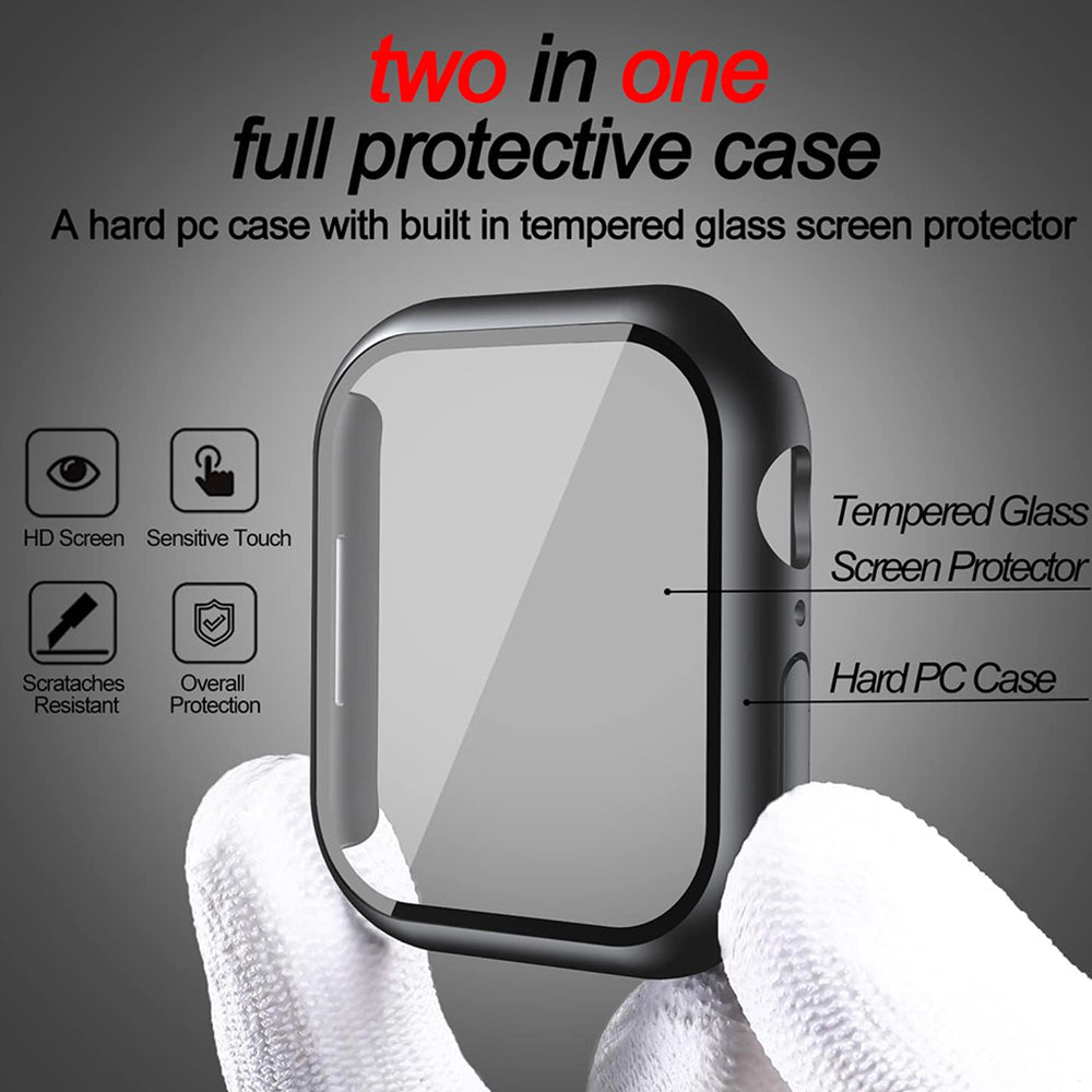 Capa Techsuit Defense360 Pro para Apple Watch 7 45mm Series, Preta