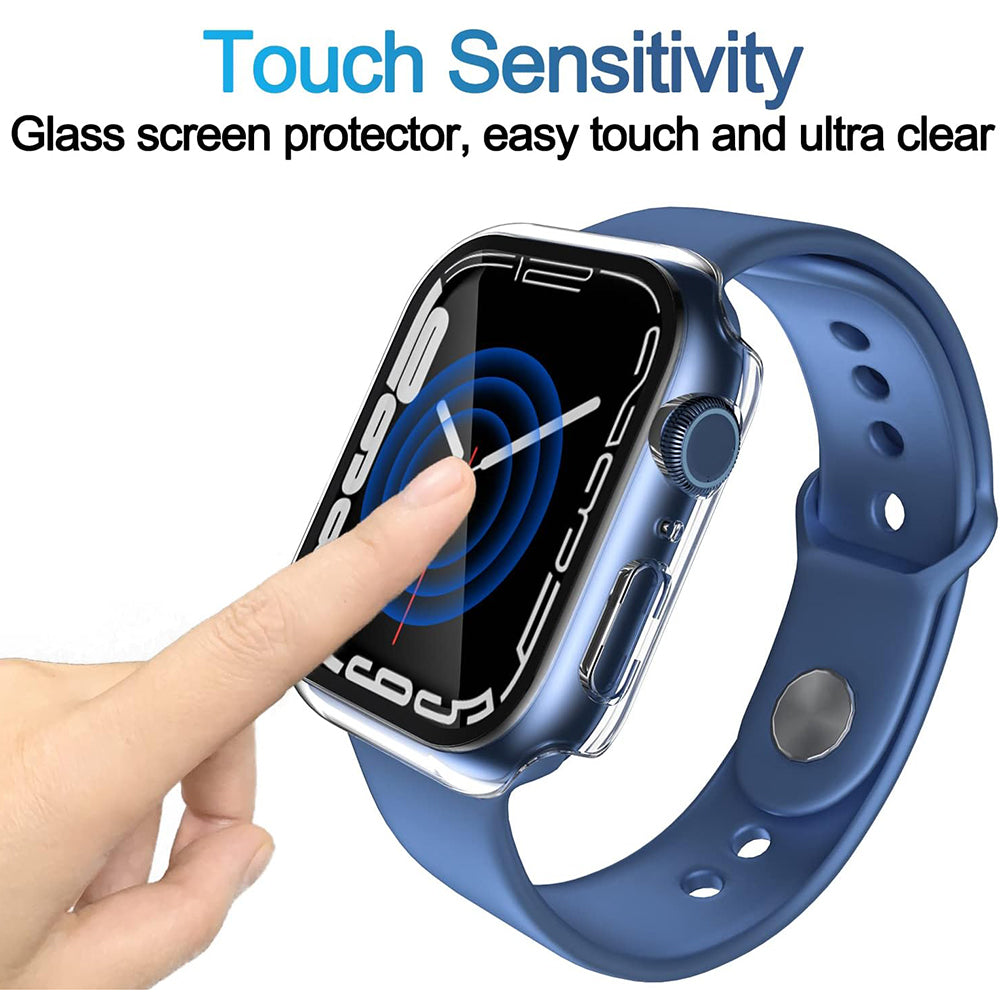 Techsuit Defense360 Pro Case for Apple Watch 7 45mm Series, Transparent