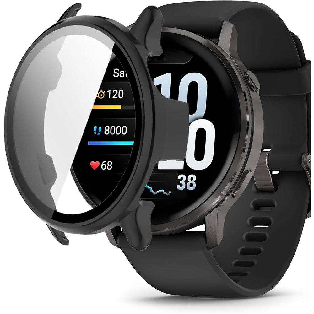 Capa Techsuit Defense360 Pro para Garmin Venu 4 41mm, Preta
