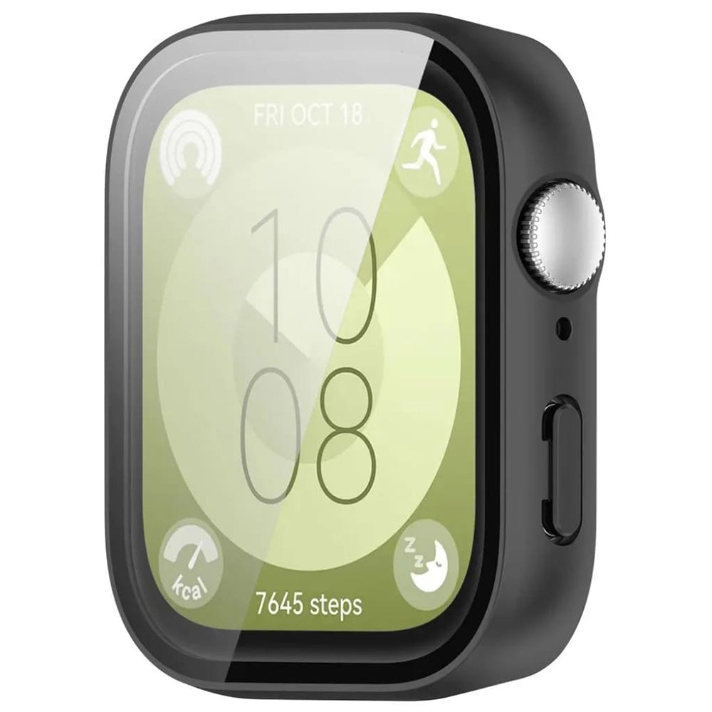 Capa Techsuit Defense360 Pro para Huawei Watch Fit 3, Preta