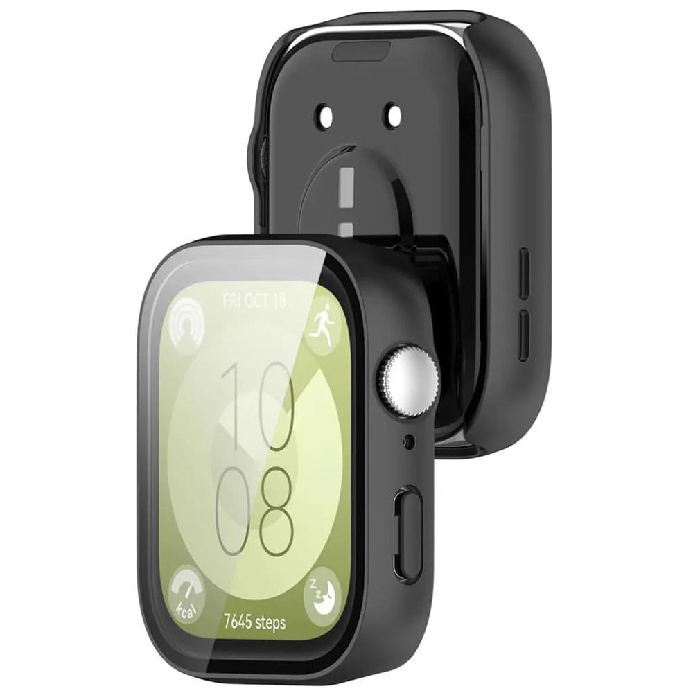Capa Techsuit Defense360 Pro para Huawei Watch Fit 3, Preta