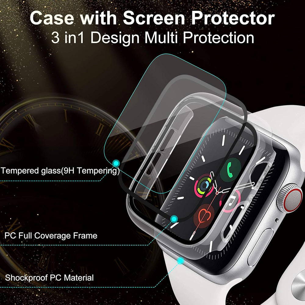 Techsuit Defense360 Pro Bezel Case for Huawei Watch Ultimate, Transparent